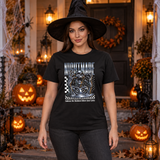 Skull Nightmare T-Shirt – Skull & Reaper Gothic Graphic Graphic Tee - Color: black