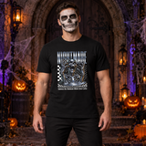 Skull Nightmare T-Shirt – Skull & Reaper Gothic Graphic Graphic Tee - Color: black