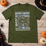 Skull Nightmare T-Shirt – Skull & Reaper Gothic Graphic Graphic Tee - Color: military green