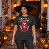 Skull of Rock T-Shirt – Skull & Reaper Gothic Graphic Graphic Tee - Color: charcoal