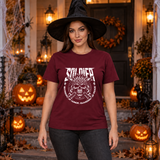 Skull Soldier T-Shirt – Skull & Reaper Gothic Graphic Graphic Tee - Color: maroon