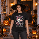 Skull Symphony T-Shirt – Skull & Reaper Gothic Graphic Graphic Tee - Color: black