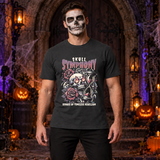 Skull Symphony T-Shirt – Skull & Reaper Gothic Graphic Graphic Tee - Color: charcoal