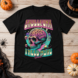 Skullfunk T-Shirt – Skull & Reaper Gothic Graphic Graphic Tee - Color: black