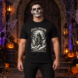 Skulltopia T-Shirt – Skull & Reaper Gothic Graphic Graphic Tee - Color: black