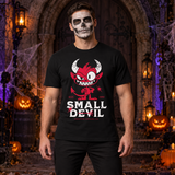 Small Devil T-Shirt – Skull & Reaper Gothic Graphic Graphic Tee - Color: black