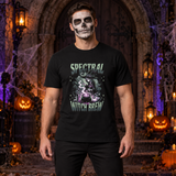 Spectral Witch Brew T-Shirt – Dark Gothic Halloween Graphic Graphic Tee - Color: black