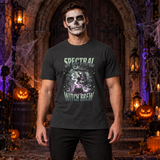 Spectral Witch Brew T-Shirt – Dark Gothic Halloween Graphic Graphic Tee - Color: charcoal