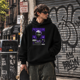 Surrealistic Protean Bust Hoodie – Vintage Y2K / Acid Graphic Streetwear Hoodie - Color: black