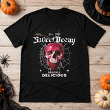 Sweet Decay T-Shirt – Cute Halloween Graphic Graphic Tee - Color: black