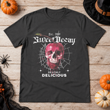 Sweet Decay T-Shirt – Cute Halloween Graphic Graphic Tee - Color: charcoal
