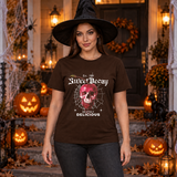 Sweet Decay T-Shirt – Cute Halloween Graphic Graphic Tee - Color: chocolate