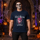 Sweet Decay T-Shirt – Cute Halloween Graphic Graphic Tee - Color: navy