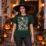 The Folklore T-Shirt – Dark Editorial Graphic Design Graphic Tee - Color: forest green