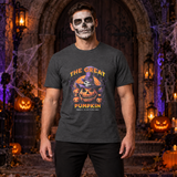 The Great Pumpkin T-Shirt – Classic Halloween Graphic Design Graphic Tee - Color: dark heather