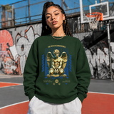 The Path of Consequence Sweatshirt – Dark Art / Renaissance Aesthetic Graphic Sweatshirt - Color: forest green