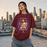 The Path of Consequence T-Shirt – Dark Art / Renaissance Aesthetic Graphic Tee - Color: Maroon