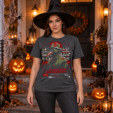 The Plague Doctor Movie Poster T-Shirt – Dark Streetwear Graphic Design Graphic Tee - Color: dark heather
