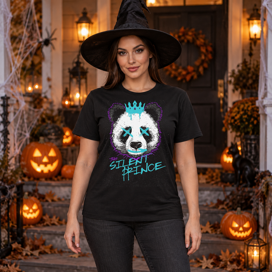 The Silent Prince T-Shirt – Dark Streetwear Graphic Design Graphic Tee - Color: black