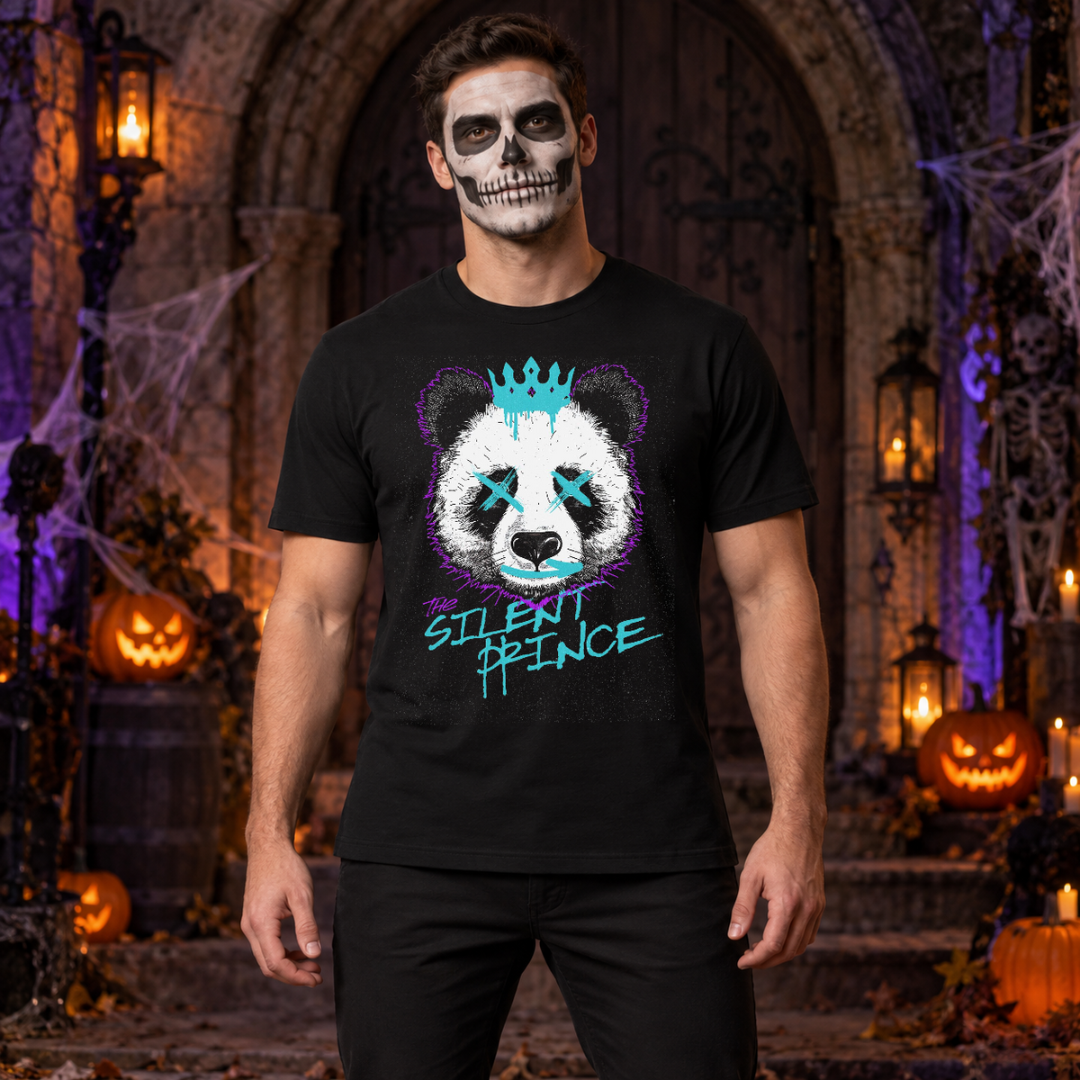 The Silent Prince T-Shirt – Dark Streetwear Graphic Design Graphic Tee - Color: black