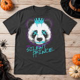 The Silent Prince T-Shirt – Dark Streetwear Graphic Design Graphic Tee - Color: charcoal