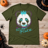 The Silent Prince T-Shirt – Dark Streetwear Graphic Design Graphic Tee - Color: military green