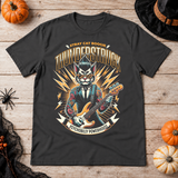 Thunderstruck T-Shirt – Dark Editorial Graphic Design Graphic Tee - Color: charcoal