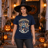 Thunderstruck T-Shirt – Dark Editorial Graphic Design Graphic Tee - Color: navy
