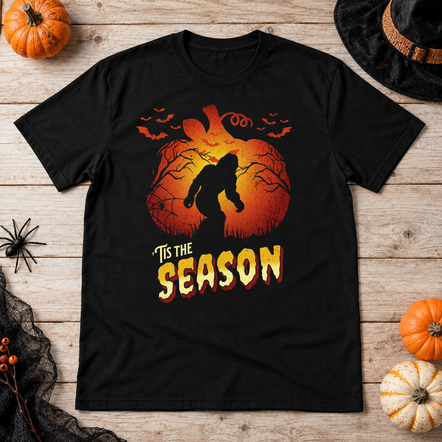 -Tis The Season T-Shirt – Dark Streetwear Graphic Design Graphic Tee - Color: black