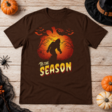 -Tis The Season T-Shirt – Dark Streetwear Graphic Design Graphic Tee - Color: chocolate