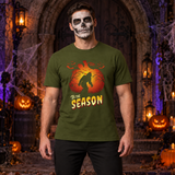 -Tis The Season T-Shirt – Dark Streetwear Graphic Design Graphic Tee - Color: military green