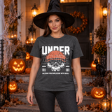 Under Death T-Shirt – Skull & Reaper Gothic Graphic Graphic Tee - Color: dark heather