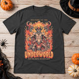 Underworld T-Shirt – Dark Editorial Graphic Design Graphic Tee - Color: charcoal