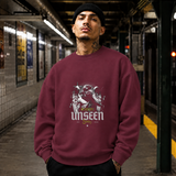 Unseen Entity Angel T-Shirt – Dark Art / Renaissance Aesthetic Graphic Tee - Color: maroon