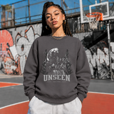 Unseen Reaper Statue T-Shirt – Dark Editorial / Gothic Streetwear Tee - Color: charcoal