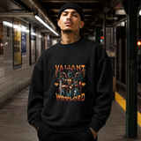 Valiant Warlord Angel T-Shirt – Gothic Streetwear Poster Graphic Tee - Color: black