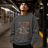 Valiant Warlord Angel T-Shirt – Gothic Streetwear Poster Graphic Tee - Color: dark heather