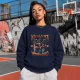 Valiant Warlord Angel T-Shirt – Gothic Streetwear Poster Graphic Tee - Color: navy