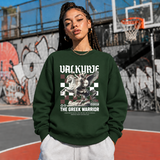 Valkyrie the Greek Warrior Horse T-Shirt – Gothic Streetwear Poster Graphic Tee - Color: forest green