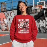 Valkyrie the Greek Warrior Horse T-Shirt – Gothic Streetwear Poster Graphic Tee - Color: red