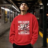 Valkyrie the Greek Warrior Horse T-Shirt – Gothic Streetwear Poster Graphic Tee - Color: red