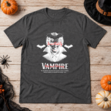 Vampire Immortality T-Shirt – Dark Gothic Halloween Graphic Graphic Tee - Color: dark heather
