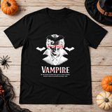 Vampire Immortality T-Shirt – Skull & Reaper Gothic Graphic Graphic Tee - Color: black
