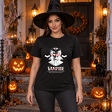 Vampire Immortality T-Shirt – Skull & Reaper Gothic Graphic Graphic Tee - Color: black