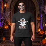 Vampire Immortality T-Shirt – Skull & Reaper Gothic Graphic Graphic Tee - Color: charcoal