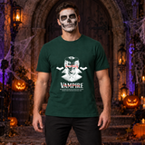 Vampire Immortality T-Shirt – Skull & Reaper Gothic Graphic Graphic Tee - Color: forest green