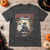 Vampire mosquito T-Shirt – Skull & Reaper Gothic Graphic Graphic Tee - Color: dark heather