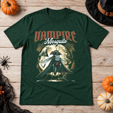 Vampire mosquito T-Shirt – Skull & Reaper Gothic Graphic Graphic Tee - Color: forest green