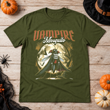 Vampire mosquito T-Shirt – Skull & Reaper Gothic Graphic Graphic Tee - Color: military green