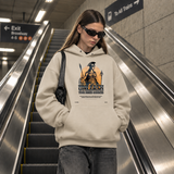 Warrior Goddess Athena Unleash Inner Goddess Hoodie – Dark Art / Renaissance Aesthetic Graphic Hoodie - Color: sand